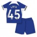 Chelsea Romeo Lavia #45 Hjemmedraktsett Barn 2023-24 Korte ermer (+ Korte bukser)
